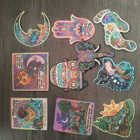 Colorful Bohemian Sticker Set - Picture 1 of 1
